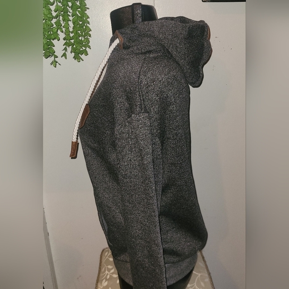 Paraffin Platinum Grey Heathered Hoodie M - Picture 4 of 9